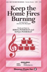 Keep The Home Fires Burning (With 'America, The Beautiful') - SATB (noty na sborový zpěv) - SADA 5 ks