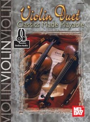 Mary Ann Harbar: Violin Duet Classics Made Playable (noty na housle) (+audio)