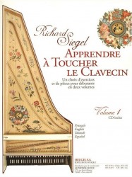 Richard Siegel: Apprendre á Toucher Le Clavecin Vol. 1 (noty na cembalo) (+audio)