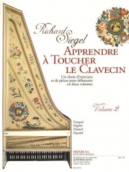 Richard Siegel: Apprendre á Toucher Le Clavecin Vol. 2 (noty na cembalo)