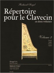 Richard Siegel: Répertoire pour le clavecin Vol. 2 (noty na cembalo)