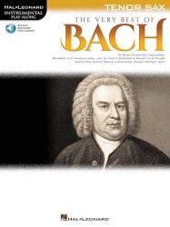 The Very Best of Bach: Instrumental Play-Along For Tenor Sax (noty na tenorsaxofon) (+audio)
