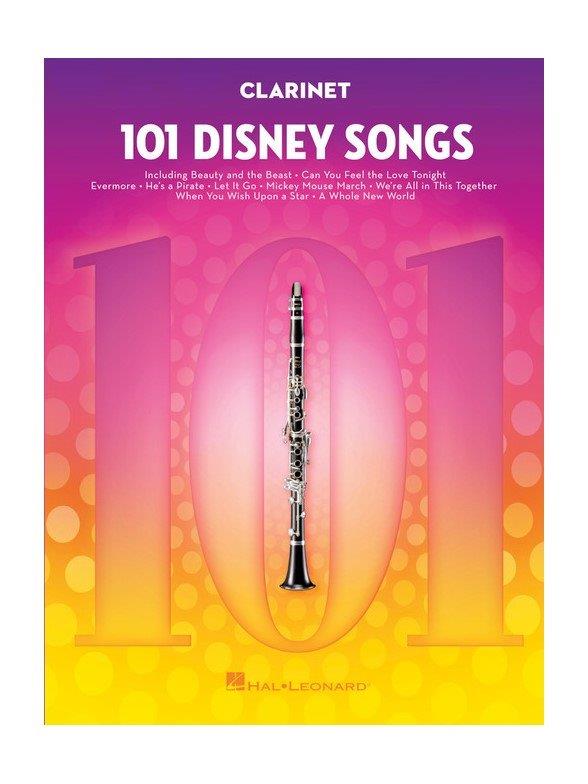 101 Disney Songs: Clarinet (noty na klarinet) 580Kč | hudebni