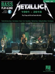 Bass Play-Along 22: Metallica 1991-2016 (noty, tabulatury na baskytaru) (+audio)