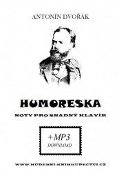 Antonín Dvořák: Humoreska (noty na snadný klavír) (+audio)