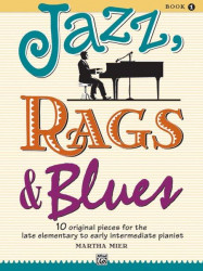 Martha Mier: Jazz, Rags & Blues 1 (noty na klavír)