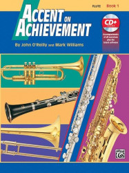 Accent On Achievement, Book 1 (noty na příčnou flétnu) (+audio)