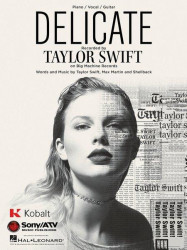 Taylor Swift: Delicate (noty na klavír, zpěv, akordy na kytaru)