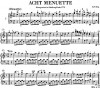 W. A. Mozart: Eight Minuets KV 315a (noty na klavír)