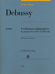 Debussy: At The Piano - 9 well-known original pieces (noty na klavír)