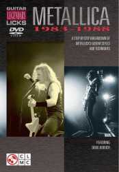 Metallica: Guitar Legendary Licks 1983-1988 (video škola hry na kytaru)