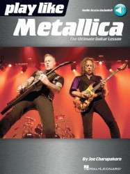 Play like Metallica (noty, tabulatury na kytaru) (+audio)