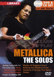 Learn To Play Metallica - The Solos (video škola hry na kytaru)