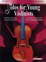 Solos for Young Violinists 3 (noty na housle, klavír)