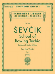 Otakar Ševčík: School of Bowing Technics, Op. 2, Book 1 (noty na housle)