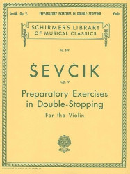 Otakar Ševčík: Preparatory Exercises in Double-Stopping, Op. 9 (noty na housle)