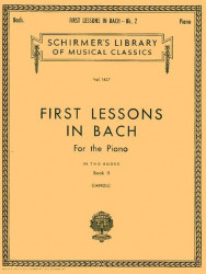 J.S. Bach: First Lessons In Bach 2 (noty na klavír)