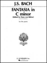 J.S. Bach: Fantasia In C Minor (noty na klavír)