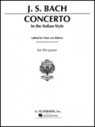 J.S. Bach: Concerto In The Italian Style (noty na klavír)