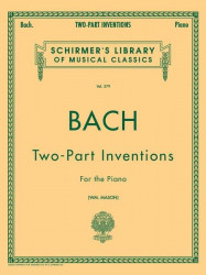 J.S. Bach: 15 Two-Part Inventions (noty na klavír)