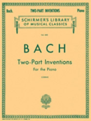 J.S. Bach: 15 Two-Part Inventions - Czerny (noty na klavír)