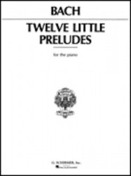 J.S. Bach: 12 Little Preludes For Piano (noty na klavír)