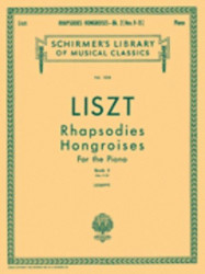 Franz Liszt: Rhapsodies Hongroises Book 2 Nos. 9- 5 (noty na klavír)
