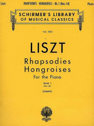 Franz Liszt: Rhapsodies Hongroises Book 1 Nos.1-8 (noty na klavír)
