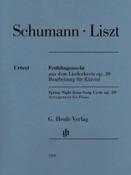 Franz Liszt: Spring Night From Song Cycle Op. 39 (noty na klavír)