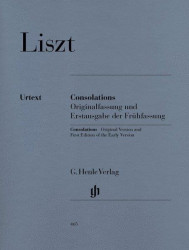 Franz Liszt: Consolations (noty na klavír)