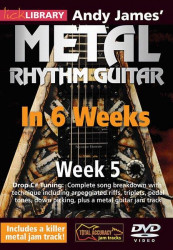 Andy James' Metal Rhythm Guitar In 6 Weeks - 5 (video škola hry na kytaru)