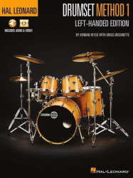 Hal Leonard Drumset Method - Left-Handed Edition (noty na bicí pro levoruké hráče) (+audio+video)