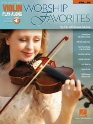 Violin Play-Along 59: Worship Favorites (noty na housle) (+audio)