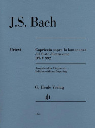 J.S. Bach: Capriccio Sopra La Lontananza (noty na varhany)
