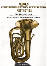 N. Bousquet: 36 Celebrated Studies for The Tuba (noty na tubu)