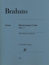 Johannes Brahms: Piano Sonata In C Op. 1 (noty na klavír)