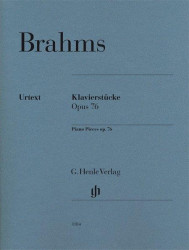 Johannes Brahms: Piano Pieces Op.76 (noty na klavír)
