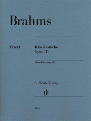 Johannes Brahms: Piano Pieces Op. 119 (noty na klavír)