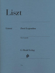 Franz Liszt: Two Legends (noty na klavír)