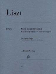 Franz Liszt: 2 Concert Etudes (noty na klavír)