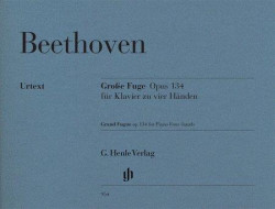Beethoven: Grand Fugue Op.134 (noty na čtyřruční klavír)