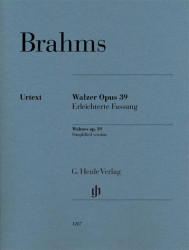 Johannes Brahms: Waltzes Op.39 - Simplified (noty na klavír)