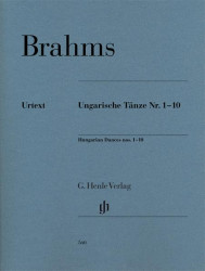 Johannes Brahms: Hungarian Dances Nos. 1-10 (noty na klavír)
