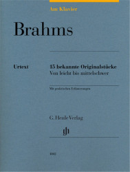 Johannes Brahms: Am Klavier - 15 Bekannte Originalstücke (noty na klavír)