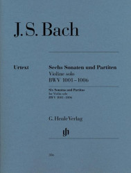 J.S. Bach: 6 Sonatas and Partitas for Violin solo BWV 1001-1006 (noty na housle)