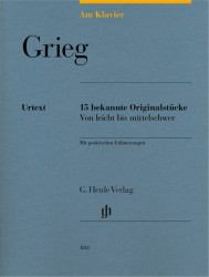 Edvard Grieg: Am Klavier - 15 bekannte Originalstücke (noty na klavír)