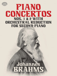 Johannes Brahms: Concerten 1 & 2 (noty na čtyřruční klavír)