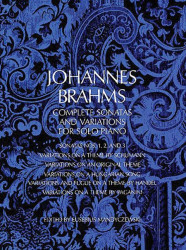 Johannes Brahms: Complete Sonatas And Variations For Solo Piano (noty na klavír)