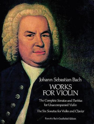 J.S. Bach: Works For Violin (noty na housle, klavír)