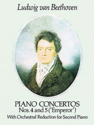 Beethoven: Piano Concertos Nos. 4 And 5 (noty na čtyřruční klavír)